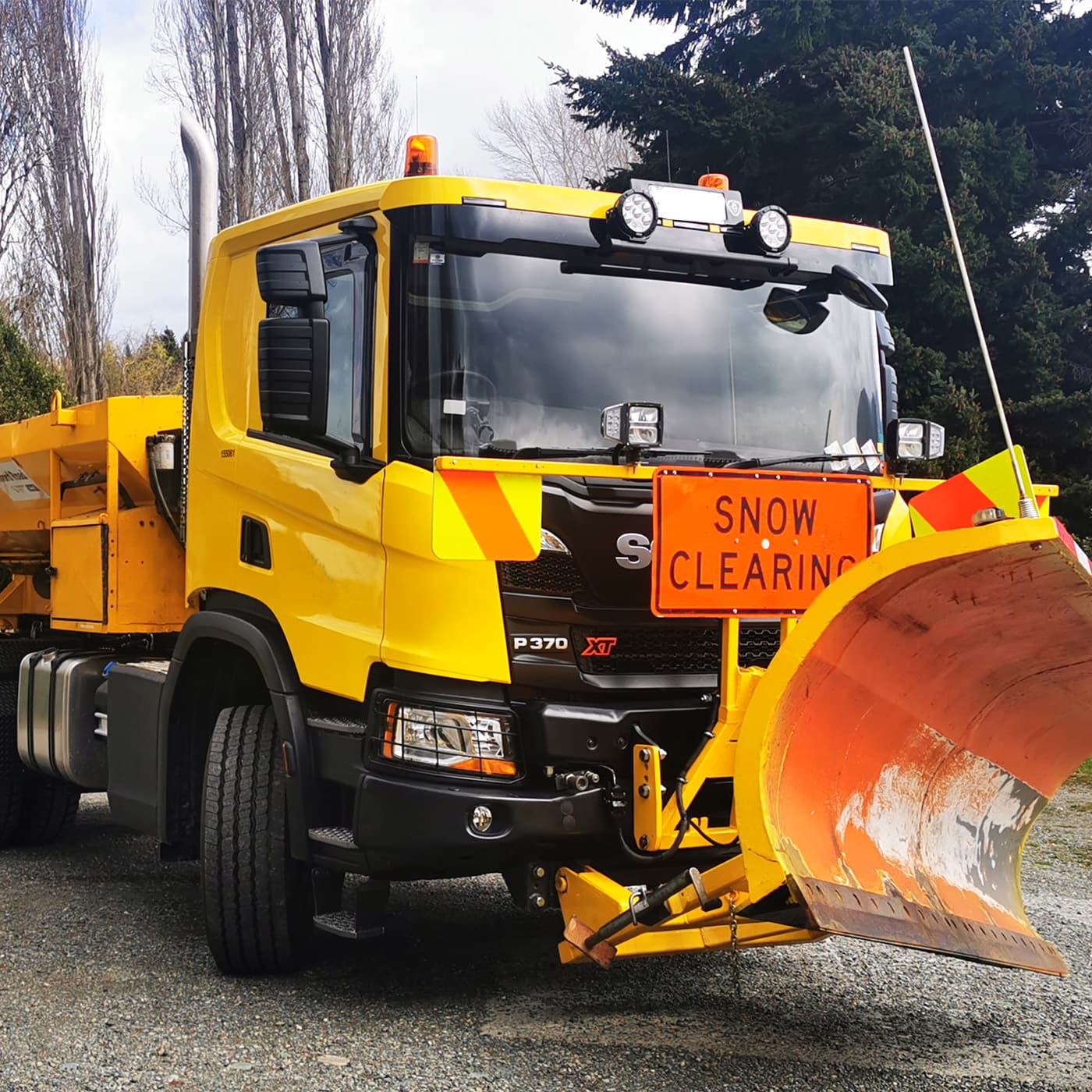 A snow clearing truck in action we delivered for one of our customers in New Zealand. A snow clearing truck in action we delivered for one of our customers in New Zealand.
