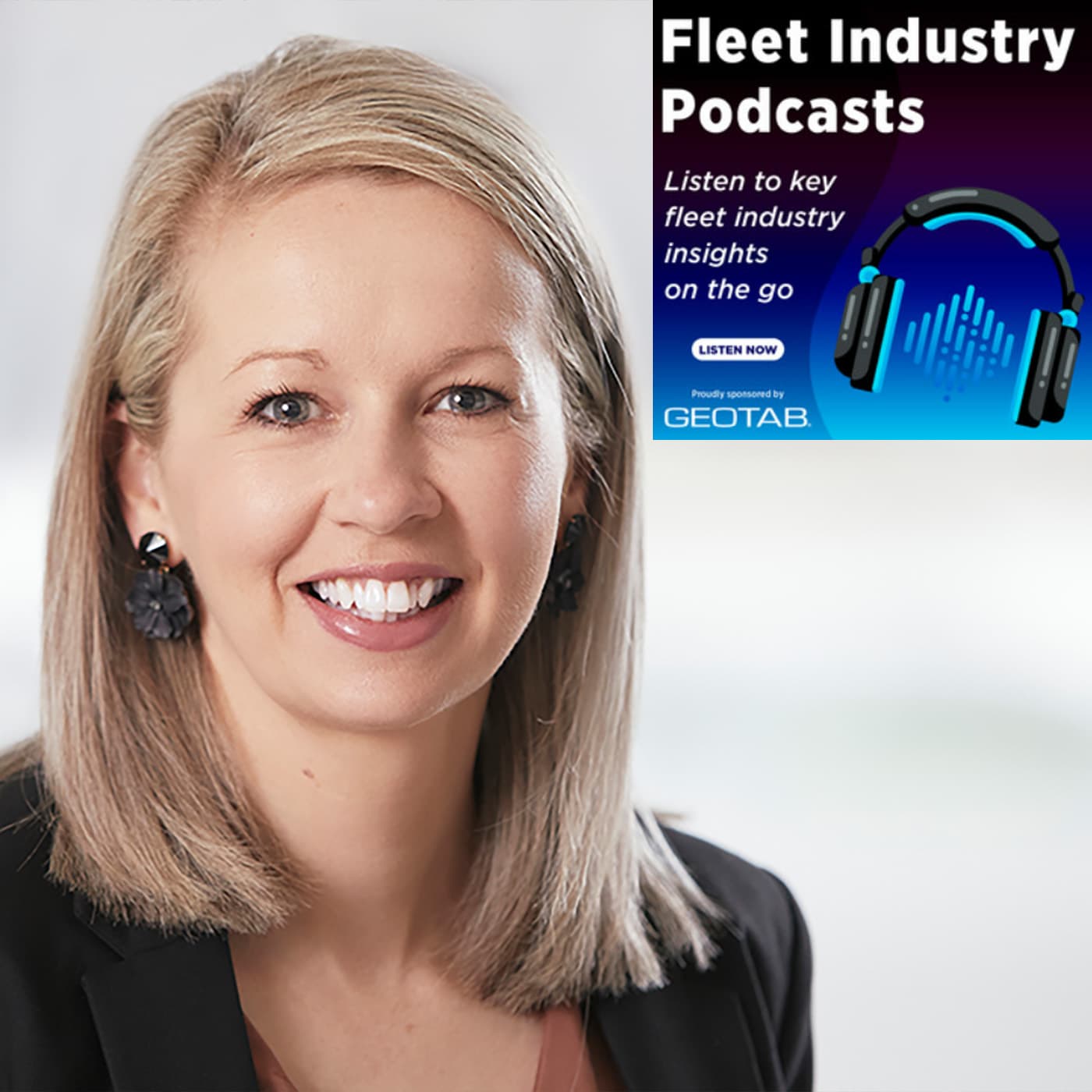 The hero image shows a photo of Lauren Lister, VP of People, Performance, and Culture, and the Fleet Industry Podcasts tile. The hero image shows a photo of Lauren Lister, VP of People, Performance, and Culture, and the Fleet Industry Podcasts tile.
