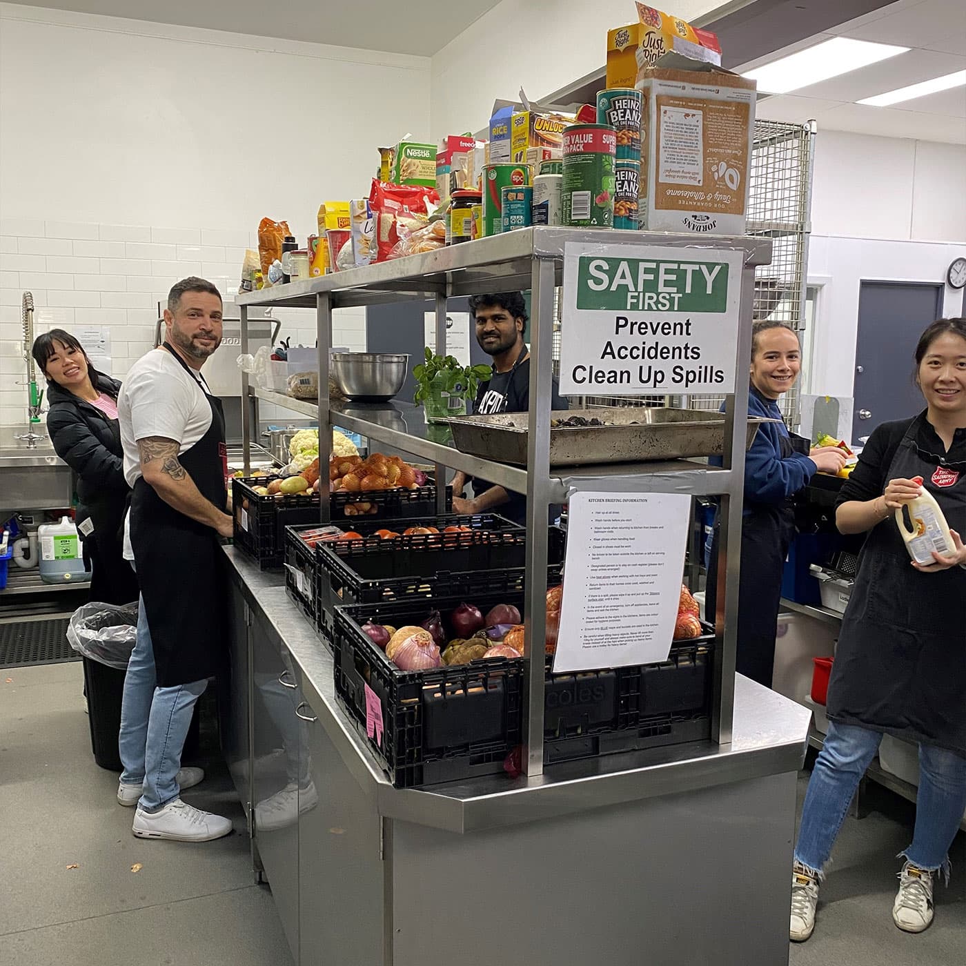 Custom Fleet staff volunteering at the Salvation Army in Surry Hills NSW, Australia. Custom Fleet staff volunteering at the Salvation Army in Surry Hills NSW, Australia.